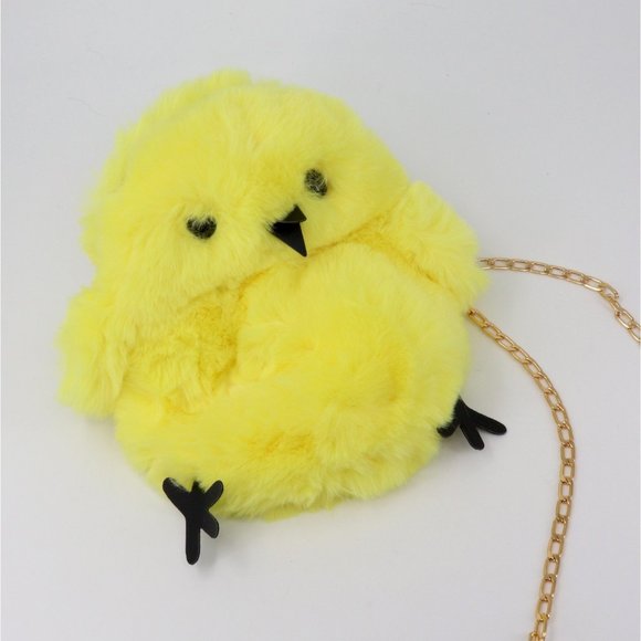 Cherie Bliss Other - Cute Chick Plush Bag - Yellow